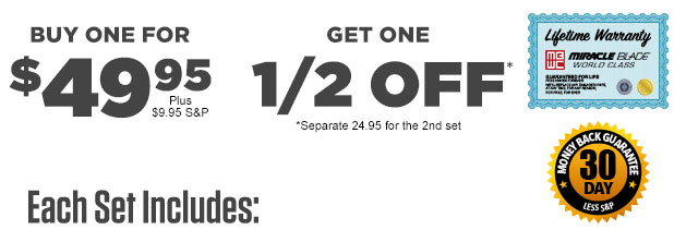 Buy One Get One Half Off - Limited Time Warranty - 30 Day Money Back Guarantee